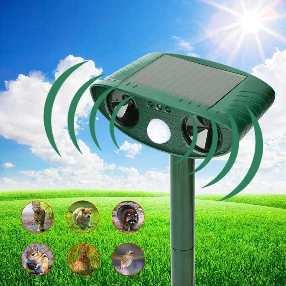 Répulsif à ultrasons solaire dissuasif