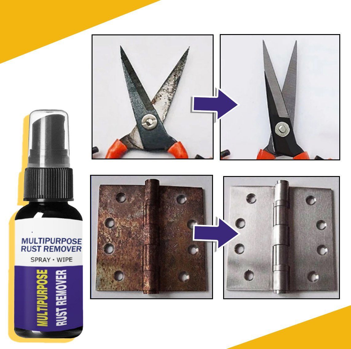 Spray antirouille multi-usages pour la corrosion longue durée tous métaux – Image 2