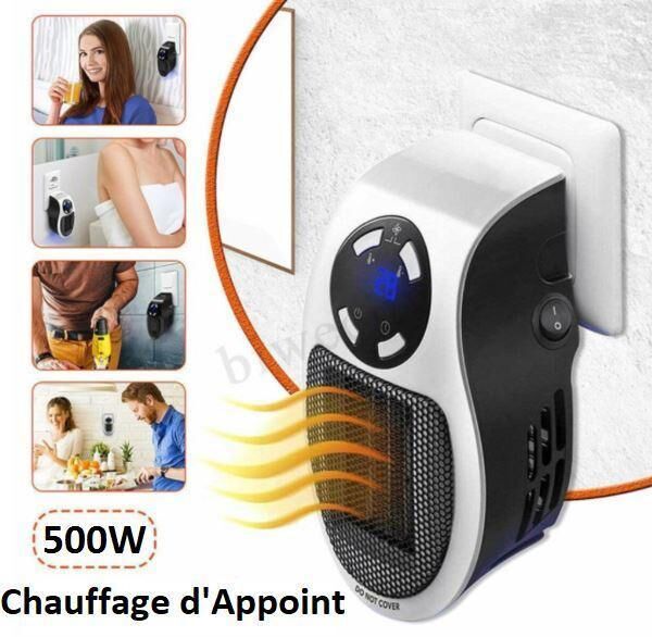 Ozzi Heat Chauffage électrique portable 500W – Image 11