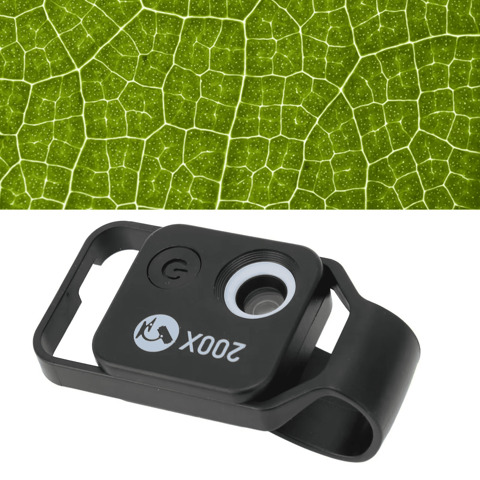 NanoZoom Microscope portable 200X Microscope universel pour téléphone portable avec 6 lumières LED 2 niveaux de luminosité réglables – Image 4