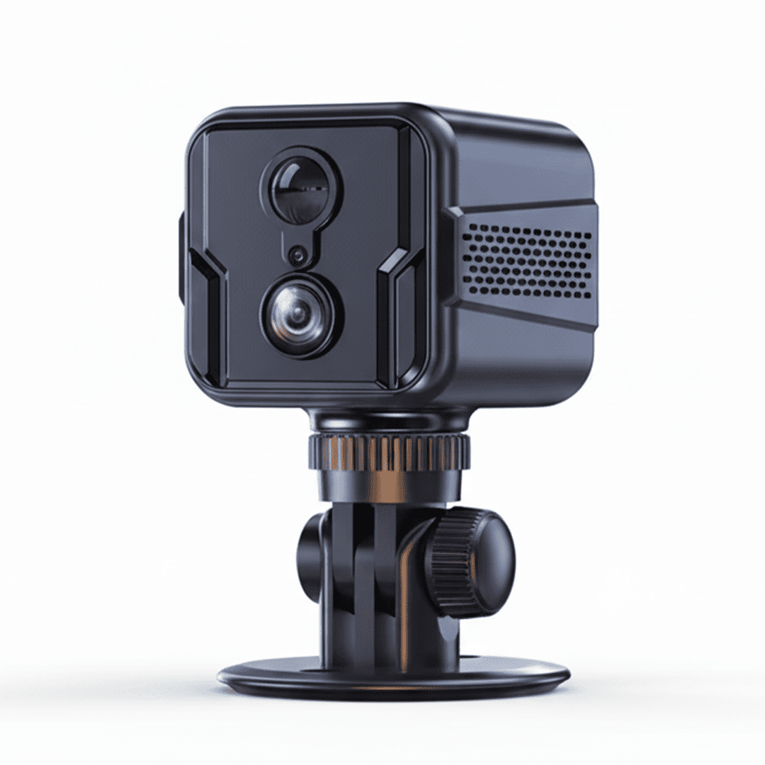 whoonly Mini caméra intérieure Vision nocturne Surveillance Rechargeable 3000 mAh alimenté par batterie