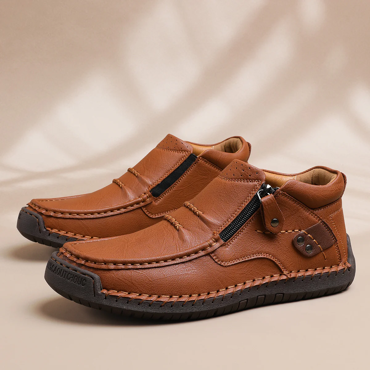 Umhaven chaussure homme antidérapant sans lacet respirante – Image 6