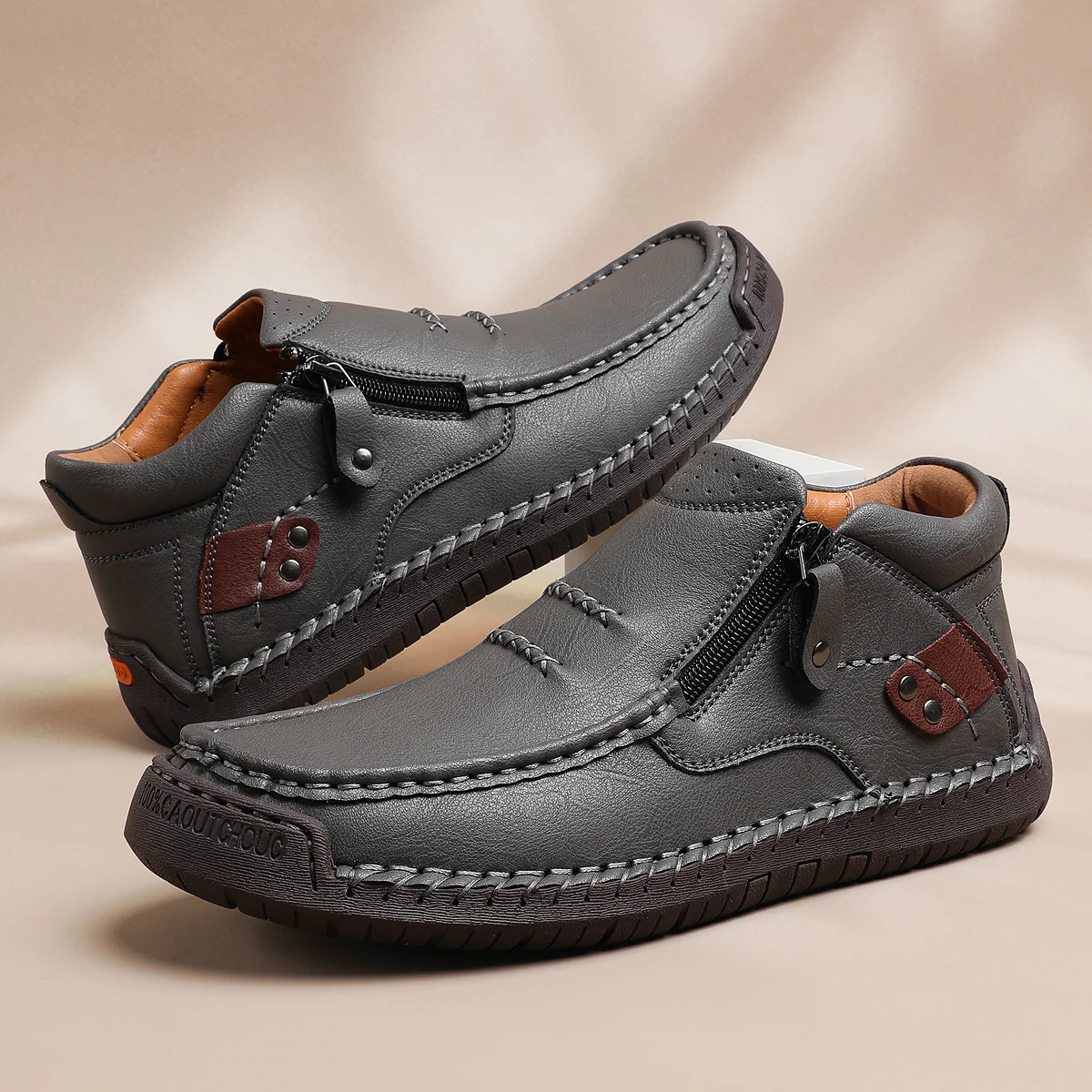 Umhaven chaussure homme antidérapant sans lacet respirante – Image 2