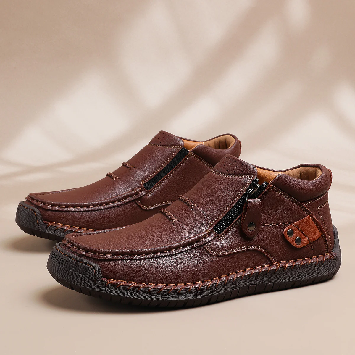Umhaven chaussure homme antidérapant sans lacet respirante – Image 7