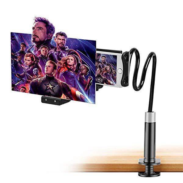 Loupe écran bras flexible 360° projhone