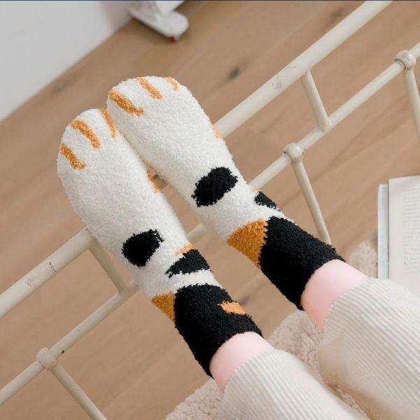 Chaussette chaude et épaisse 2 paires - chatette – Image 11