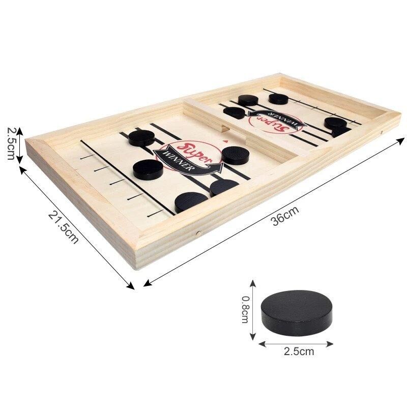 Jeu de table hockey en bois – Image 4