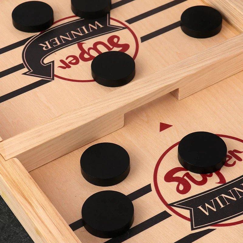 Jeu de table hockey en bois – Image 6