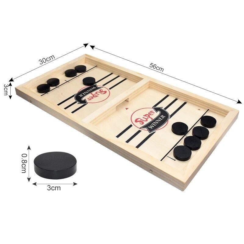 Jeu de table hockey en bois – Image 5