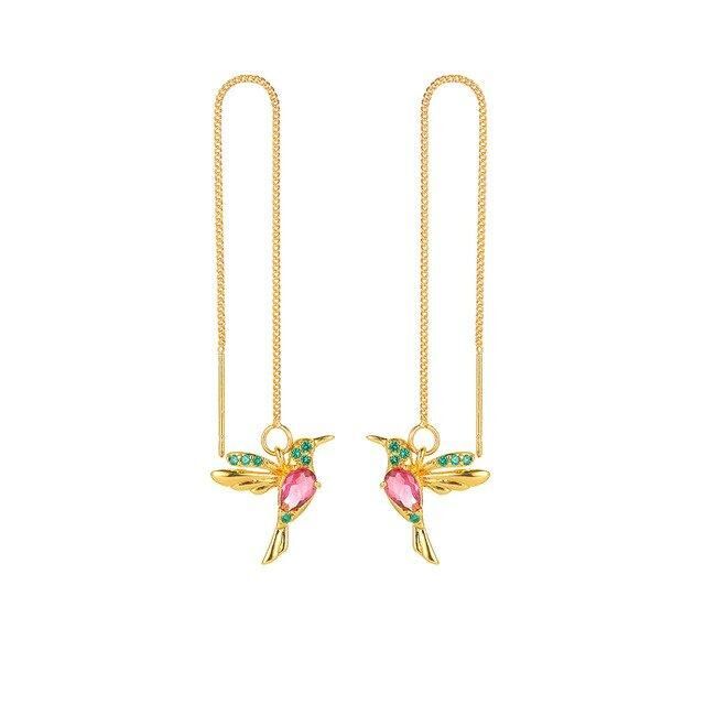 Boucles d'oreilles Colibri - cuty charms – Image 7
