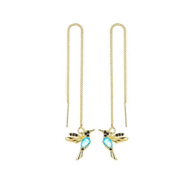 Boucles d'oreilles Colibri - cuty charms – Image 8