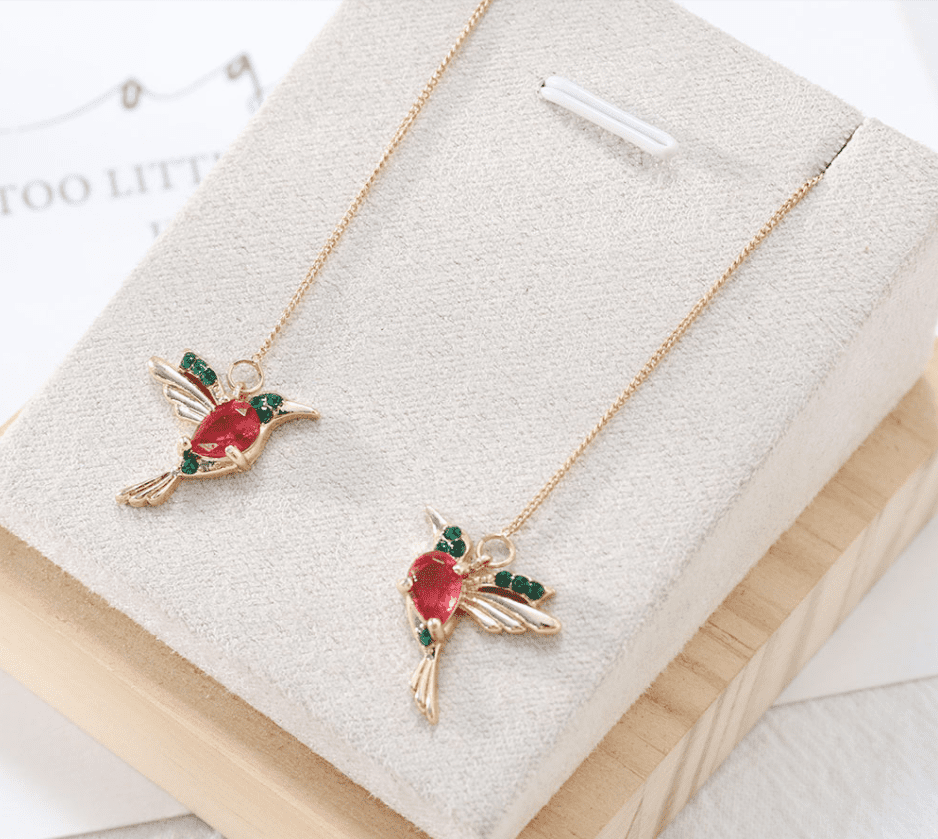 Boucles d'oreilles Colibri - cuty charms – Image 4