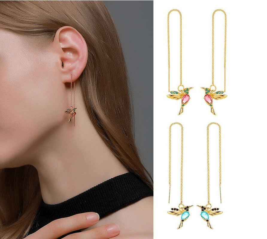 Boucles d'oreilles Colibri - cuty charms – Image 5