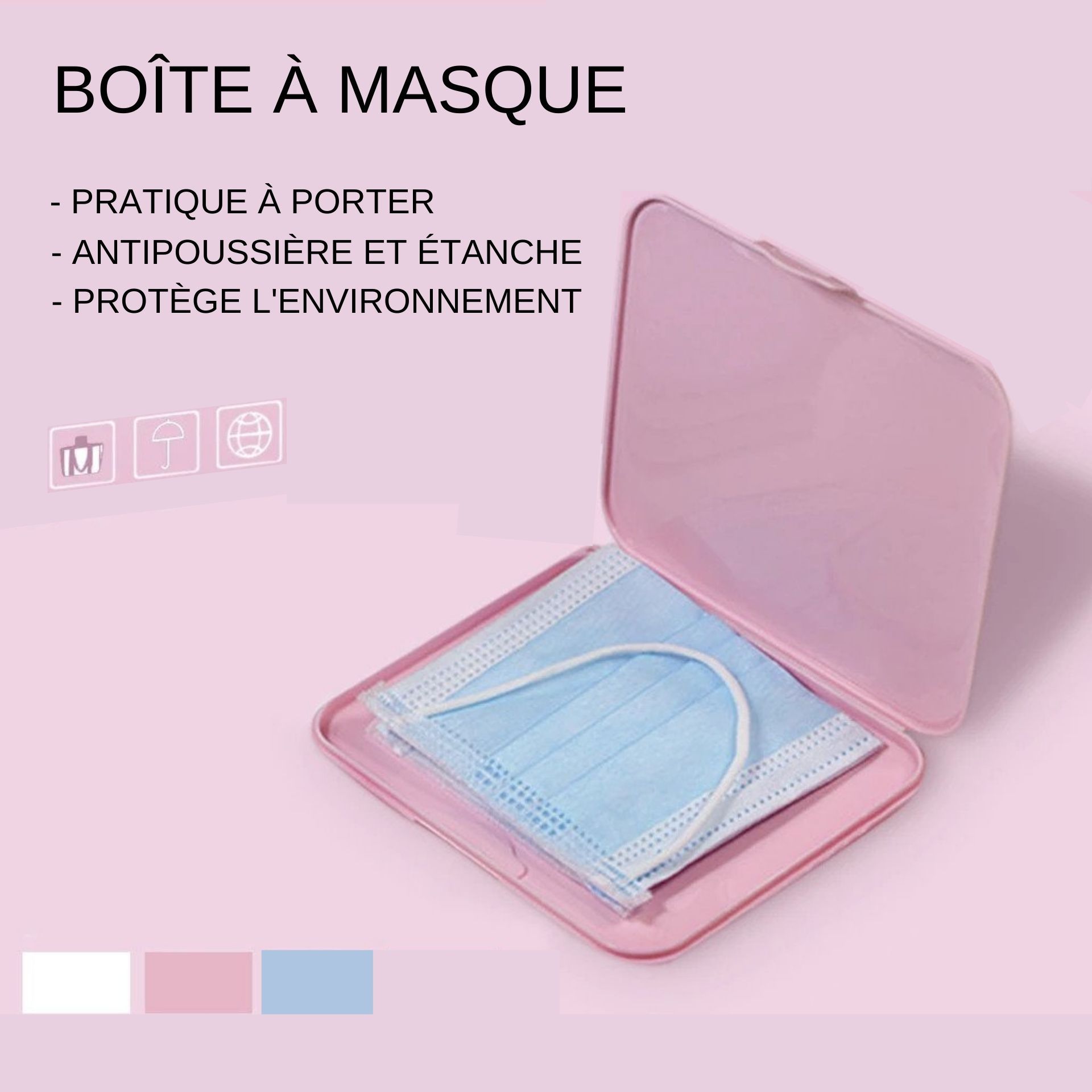 Boîte à masque antibactérien – Image 4