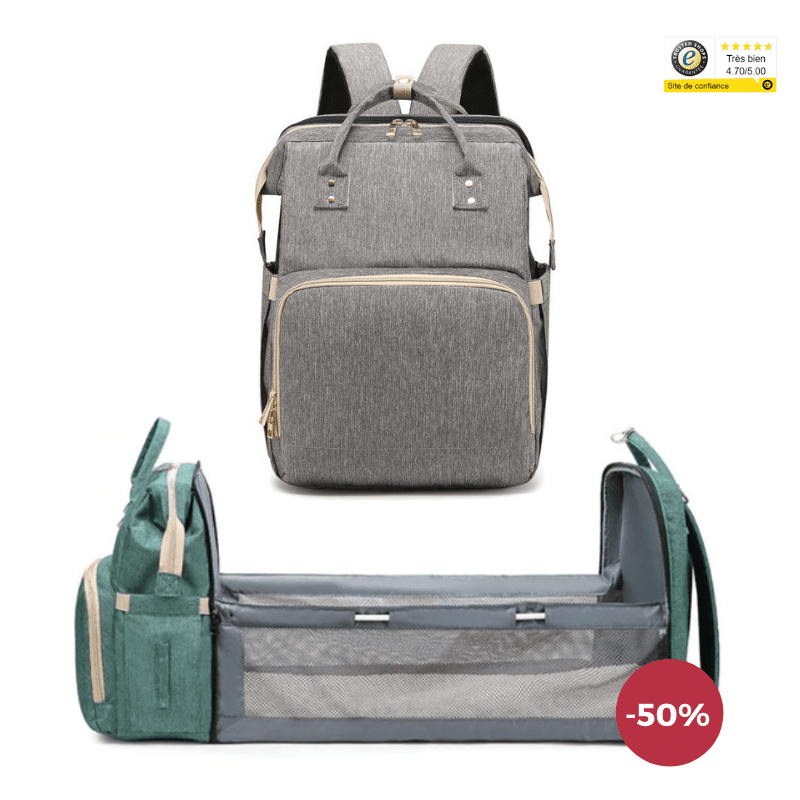 Sac à Langer lit 2-en-1 apibébé – Image 2