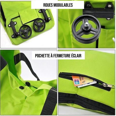 Panier pour les courses pliable 2 en 1 – Image 3