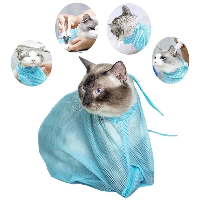 Sac de bain de toilettage multifonctions pour chats – Image 2