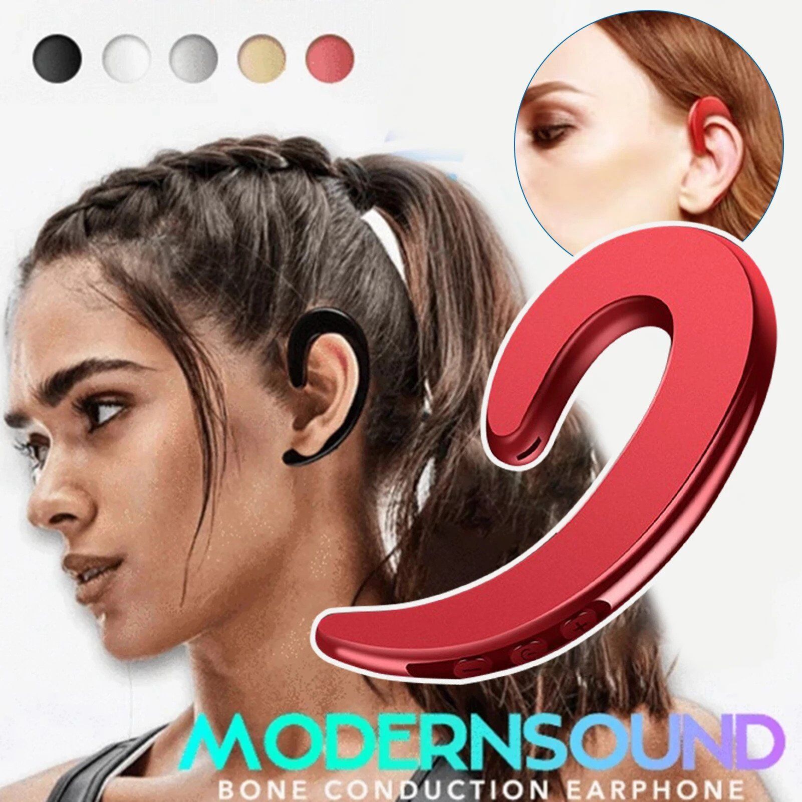 Écouteurs sans fil bluetooth - modernsound – Image 2