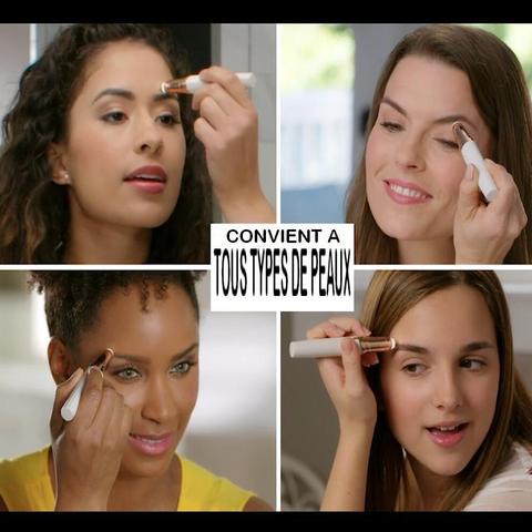 Épilateur à sourcils plaqué or 18 carats multi