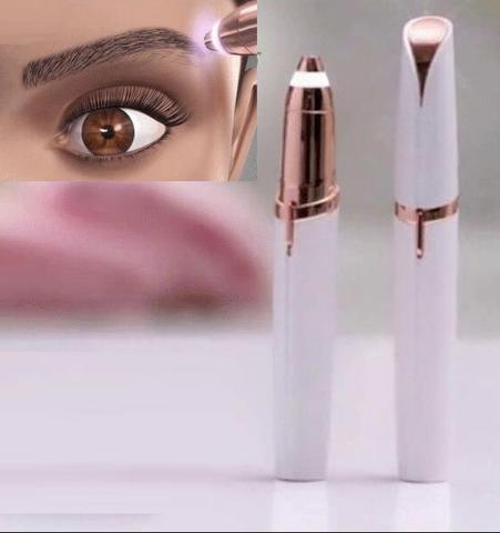 Épilateur à sourcils plaqué or 18 carats sécuriser pour l'oeil
