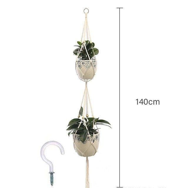 Suspension pour plantes en macramé – Image 8