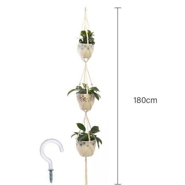 Suspension pour plantes en macramé – Image 9