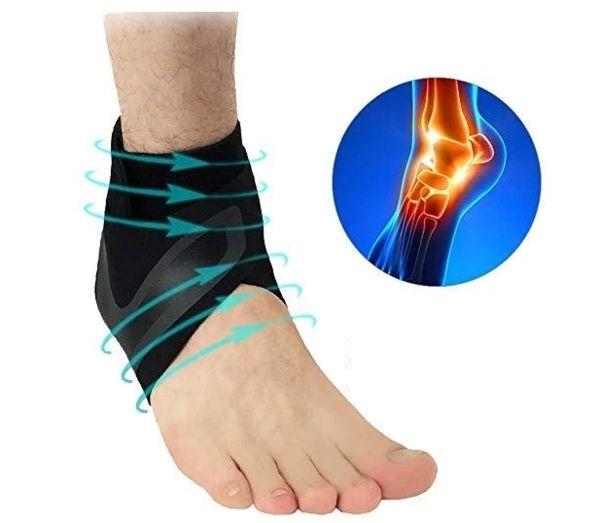 Effet Attelle de soutien orthopédique élastique ajustable pour cheville