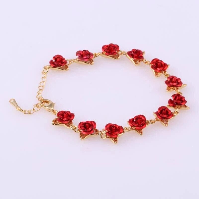 Bracelet rose pour femmes cadeaux de mariage