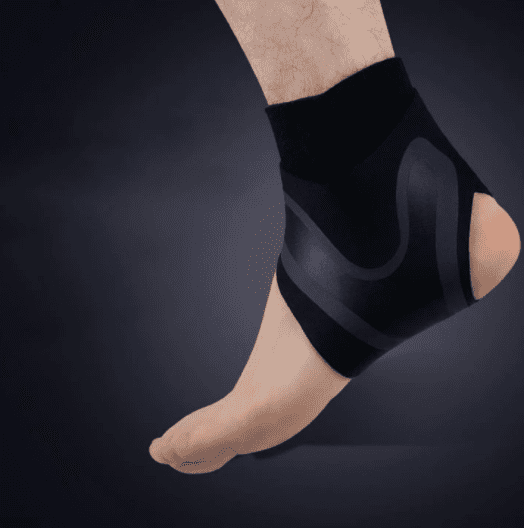 Attelle de soutien orthopédique élastique ajustable pour cheville