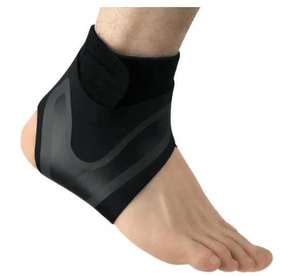 Attelle de soutien orthopédique élastique ajustable pour cheville