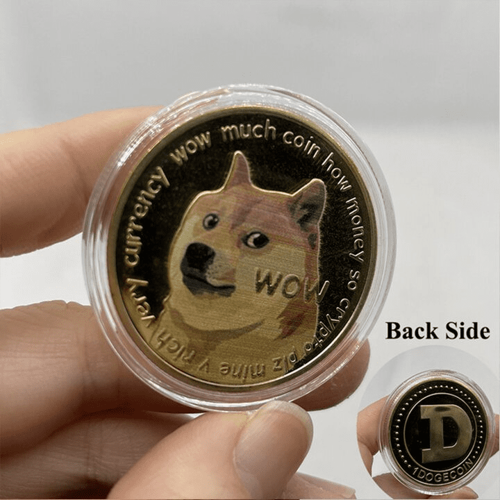 Dogecoin impression couleur uv pièce commémorative – Image 6