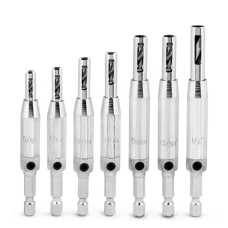 Jeu de 7 mèches de charnière de porte auto-centrage