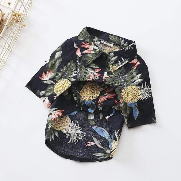 Chemise hawaïenne pour chien