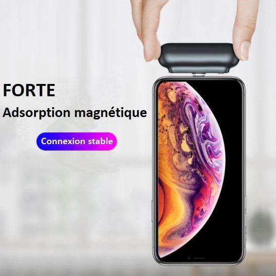 Snap n charge Mini chargeur Portable magnétique 3 en 1 Micro USB Type C 2600mAh – Image 10