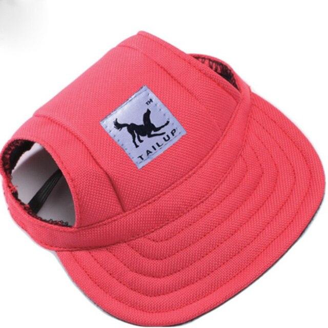 Casquette avec trous d'oreille pour chien