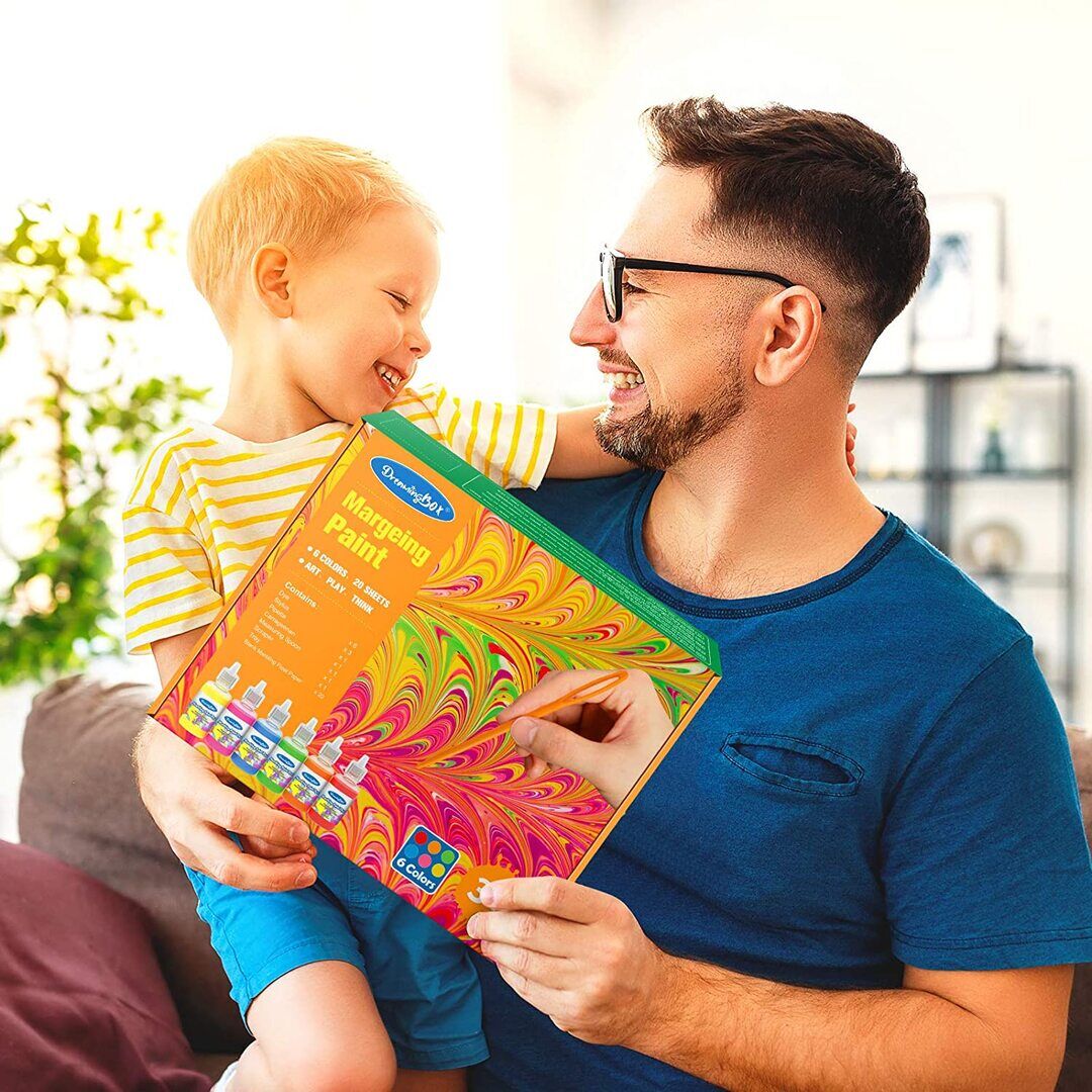 Kit d'art de peinture marbrée à l'eau – Image 6