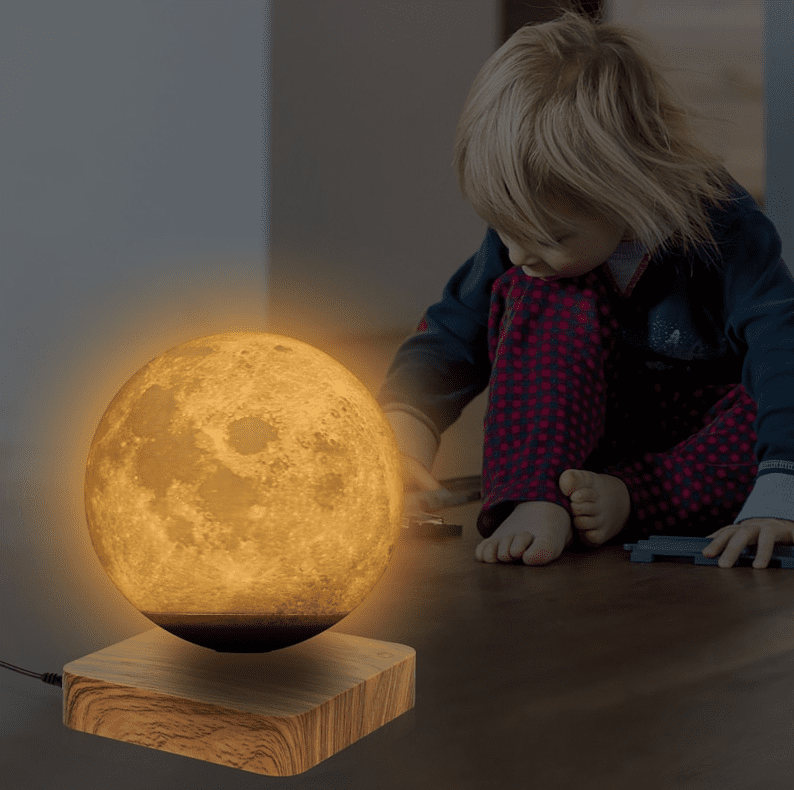 Lampe lunaire lumineuse en lévitation magnétique – Image 9