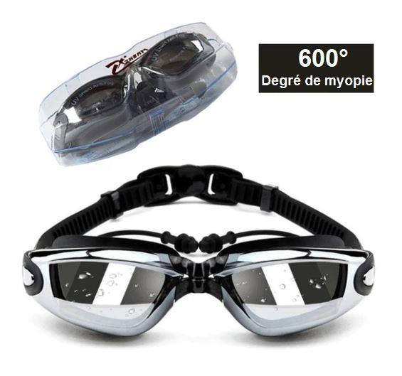 Lunettes de natation myopie noir