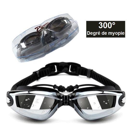 Lunettes de natation myopie Noir