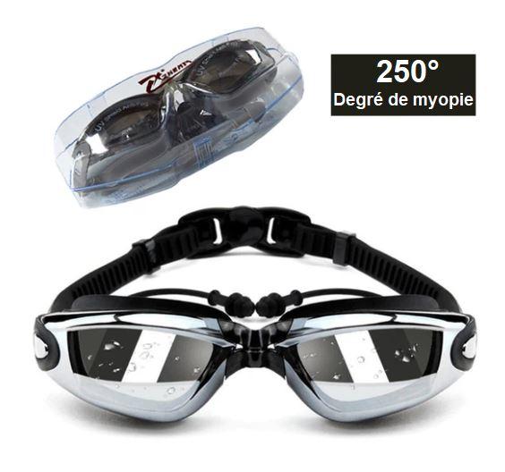 Lunettes de natation myopie Noir blanc