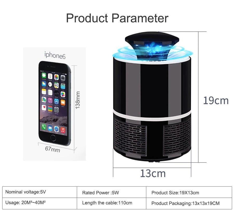 Lampe anti-moustiques électrique – Image 6