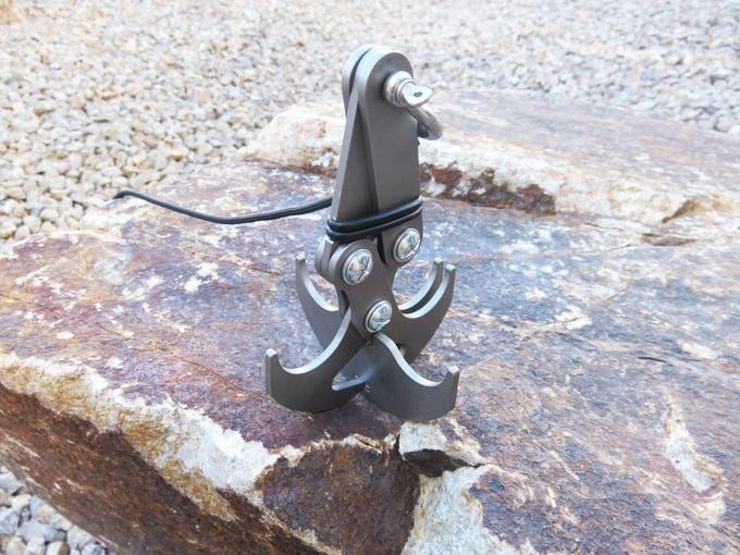 Grappin Griffe d'escalade Mousqueton de Survie en Acier Inoxydable Pliable Outil Pliant Multifonctionnel – Image 4