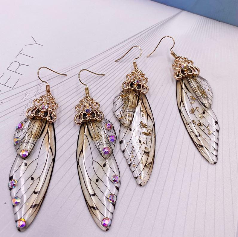 Boucles d'oreilles ailes de papillon – Image 6