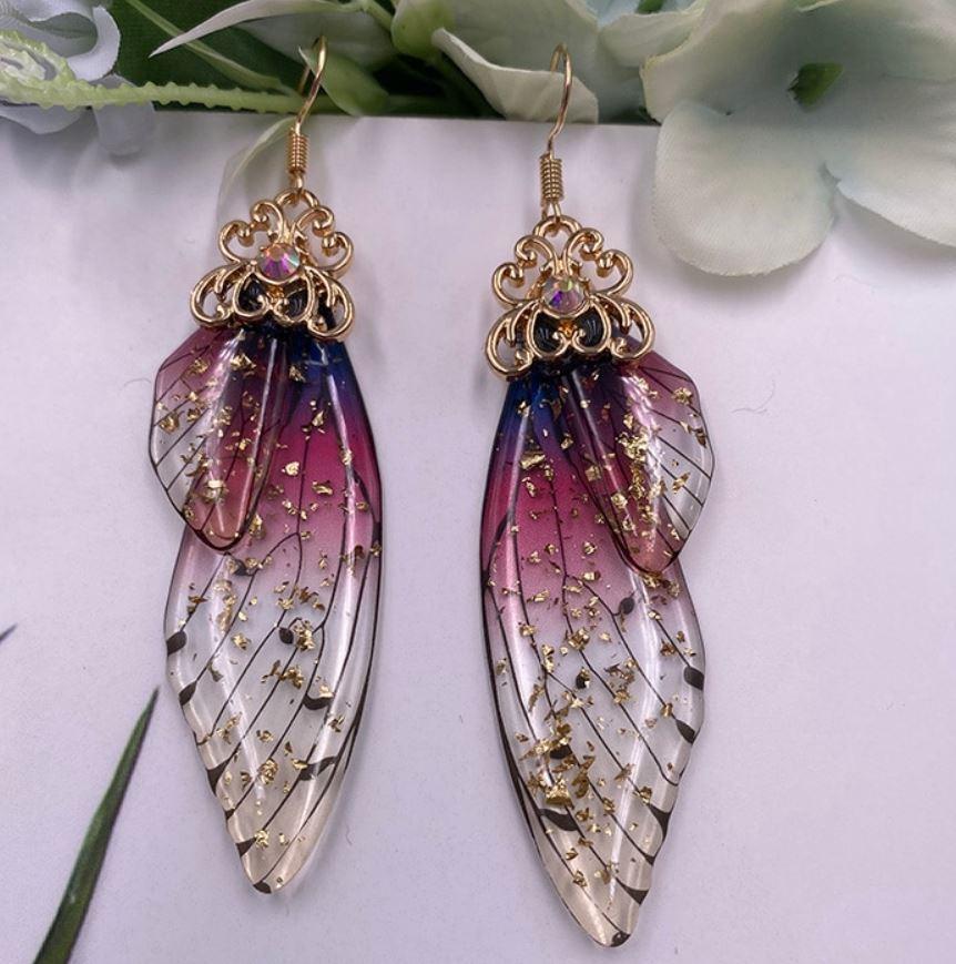Boucles d'oreilles ailes de papillon – Image 4