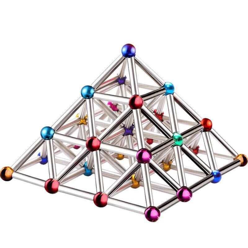 Jouet bâtons et boules magnétiques
