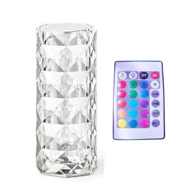 Lampe de table cristal led
