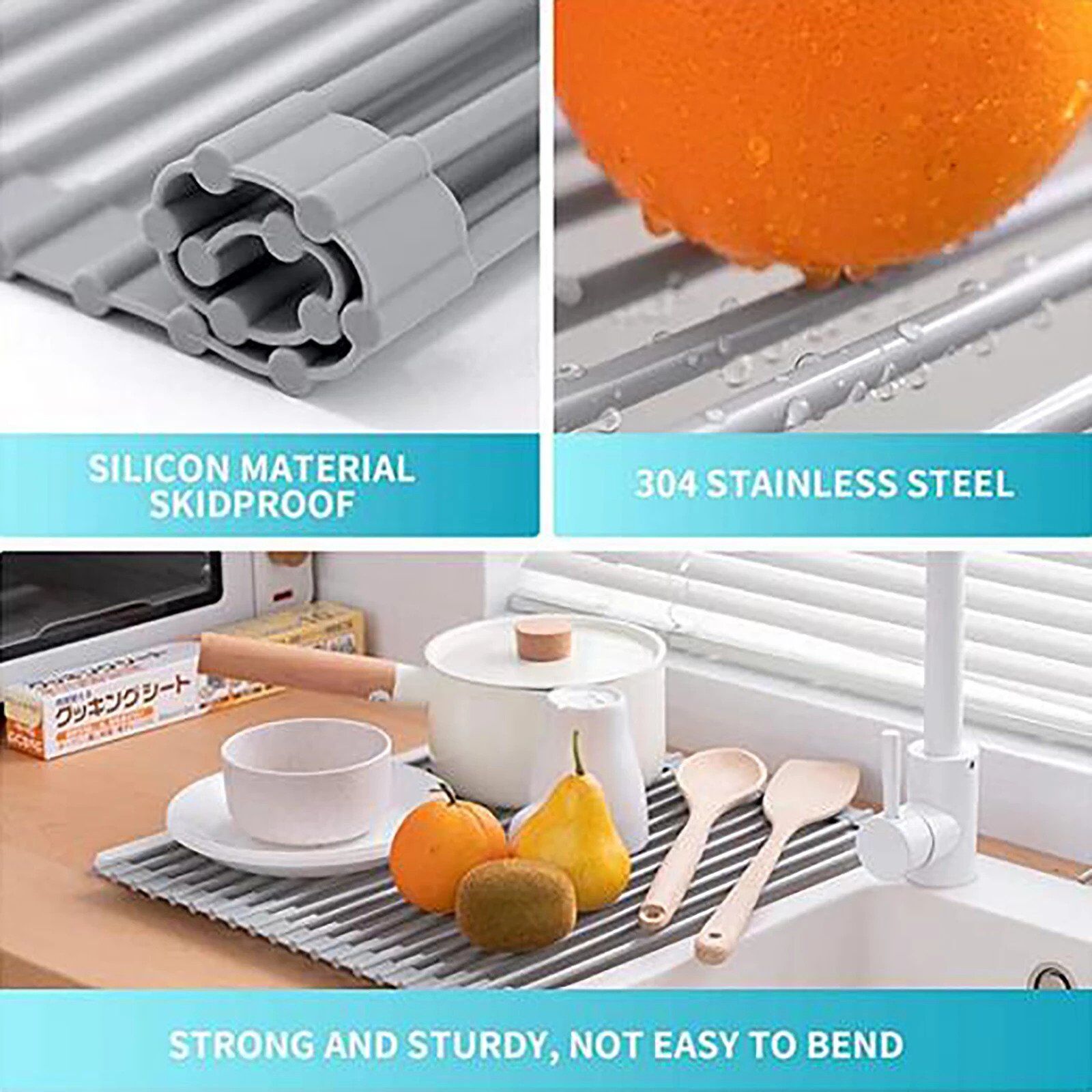 Égouttoir à vaisselle pliable – Image 6