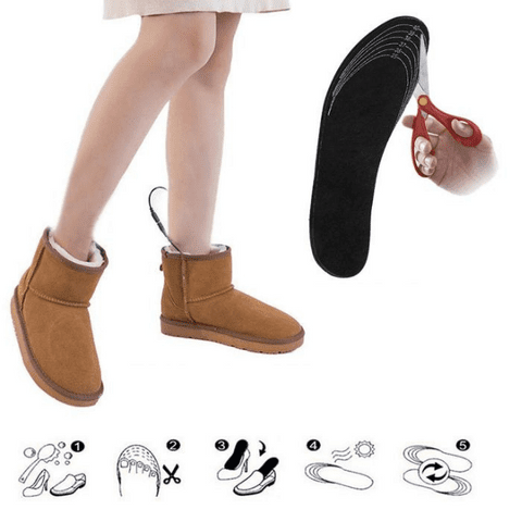 Semelles chauffantes USB pour chaussures – Image 4
