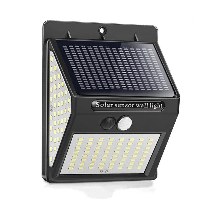 Lampe solaire Murale LED extérieur étanche avec Capteur de Mouvement