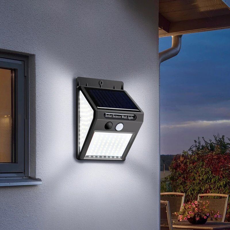 Lampe solaire Murale LED extérieur étanche avec Capteur de Mouvement – Image 3